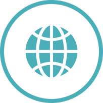 Website Blue Line  Icon